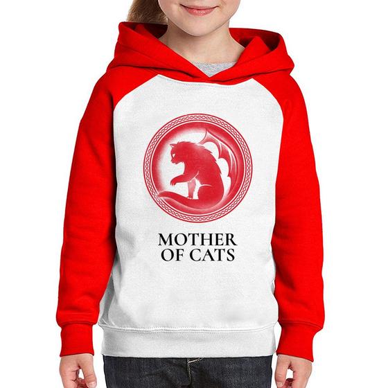 Imagem de Moletom Infantil Mother of Cats - Foca na Moda