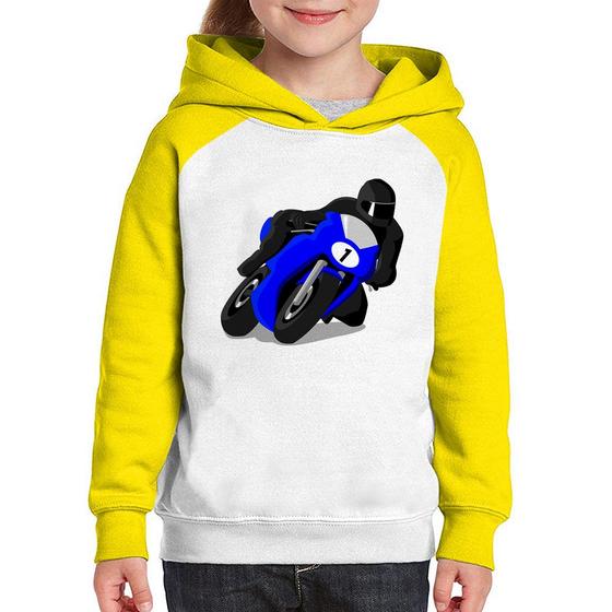 Imagem de Moletom Infantil Moto Corrida - Foca na Moda