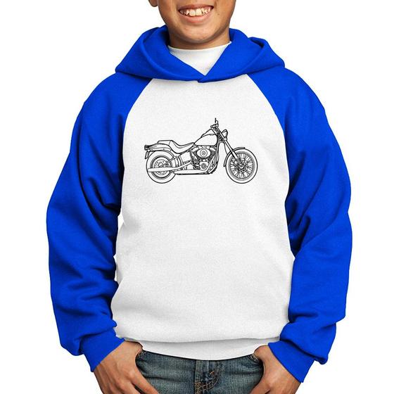 Imagem de Moletom Infantil Moto Custom - Foca na Moda