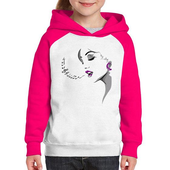 Imagem de Moletom Infantil Mulher Cantando - Foca na Moda