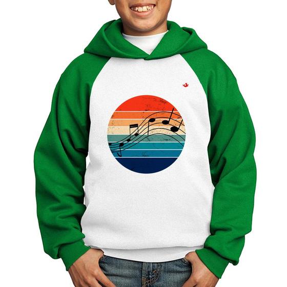 Imagem de Moletom Infantil Música Vintage Sunset - Foca na Moda