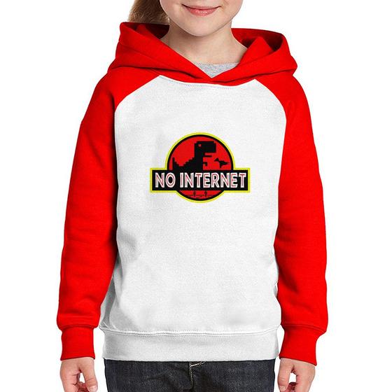 Imagem de Moletom Infantil No internet - Foca na Moda