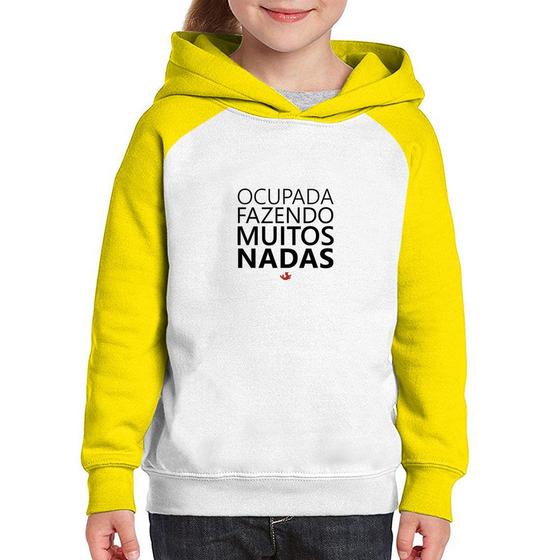 Imagem de Moletom Infantil Ocupada fazendo muitos nadas - Foca na Moda