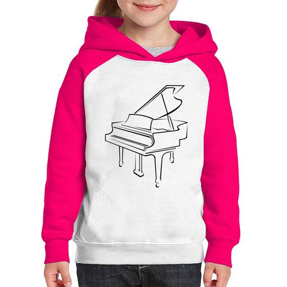 Imagem de Moletom Infantil Piano - Foca na Moda