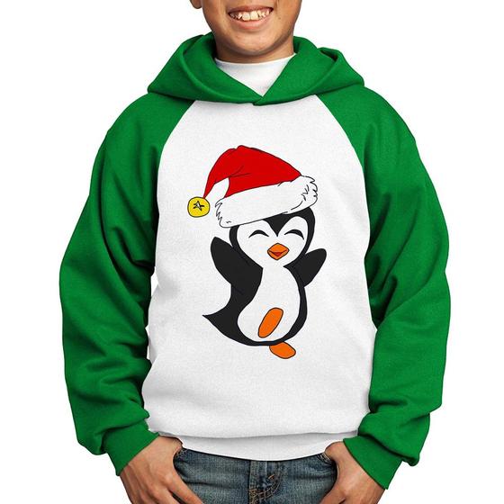 Imagem de Moletom Infantil Pinguim Noel - Foca na Moda