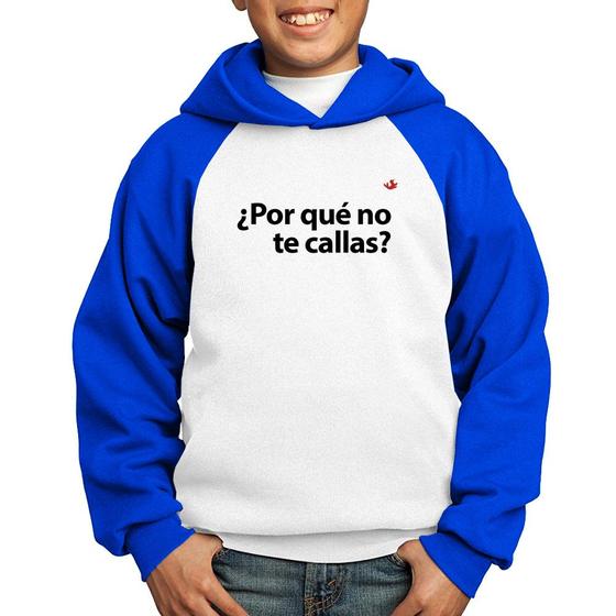 Imagem de Moletom Infantil Por qué no te callas - Foca na Moda