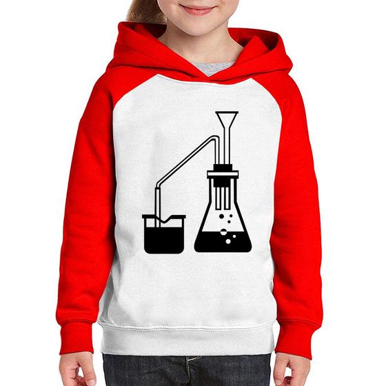 Imagem de Moletom Infantil Química Erlenmeyer e Bequer - Foca na Moda