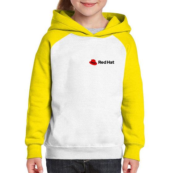 Imagem de Moletom Infantil Red Hat Linux - Foca na Moda