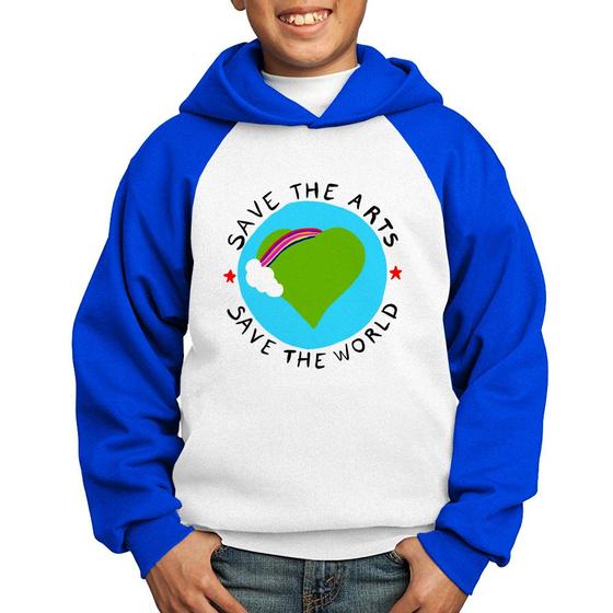 Imagem de Moletom Infantil Save The Arts Save The World - Foca na Moda