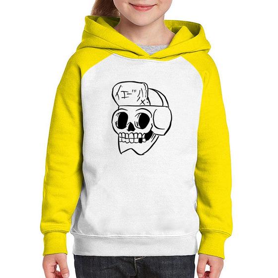 Imagem de Moletom Infantil Skull Skeleton - Foca na Moda