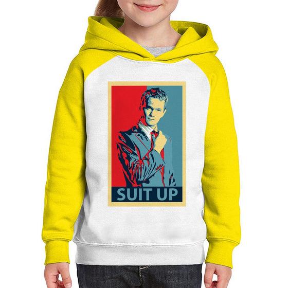 Imagem de Moletom Infantil Suit Up Barney Stinson - Foca na Moda