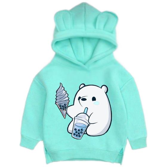Imagem de Moletom Infantil Urso Polar, Moda Para Bebês E Crianças.