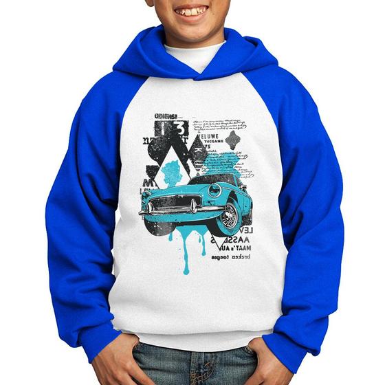 Imagem de Moletom Infantil Vintage Classic Car Painting - Foca na Moda