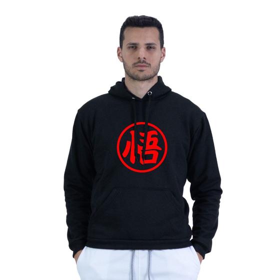 Imagem de Moletom Masculino Algodao Capuz Cordao Ajustavel Bolso Canguru Ultimas Unidades