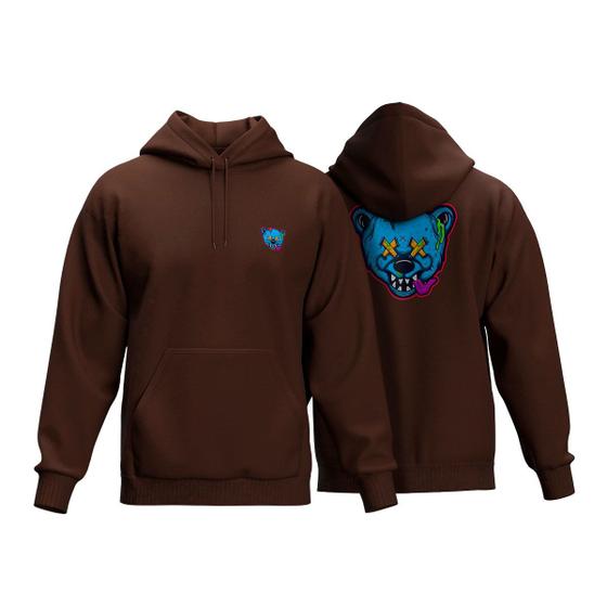 Imagem de Moletom Masculino Blusa De Frio Bolso Canguru e Capuz