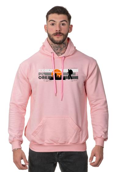 Imagem de Moletom Masculino Blusa de Frio Canguru Explore Adventure