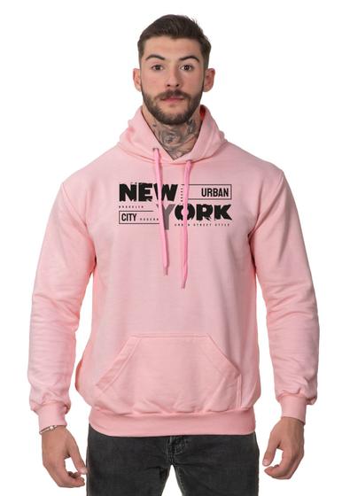 Imagem de Moletom Masculino Blusa de Frio Canguru New York Urban