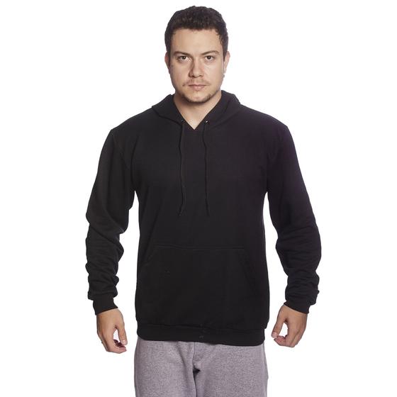 Imagem de Moletom Masculino e Feminino Casaco Blusa de frio Canguru Com bolso e Capuz-RM002