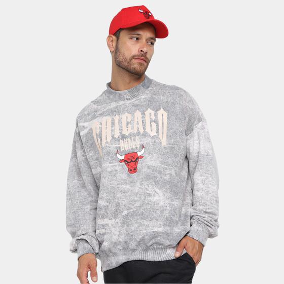 Imagem de Moletom NBA Chicago Bulls Gothic Team Masculino