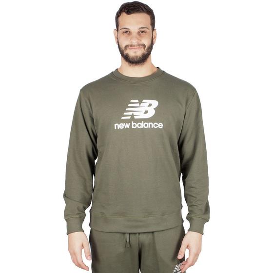 Imagem de Moletom New Balance Essentials Basic Masculino Verde