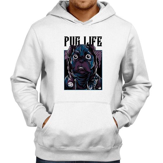 Imagem de Moletom Pug Life - Foca na Moda