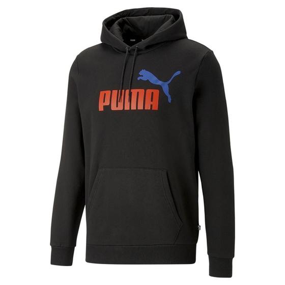 Imagem de Moletom Puma Canguru Ess+ 2 Col Big Logo Black/Warm Ear