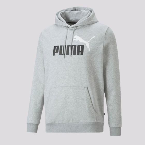 Imagem de Moletom Puma ESS+ 2 Col Big Logo FL Cinza