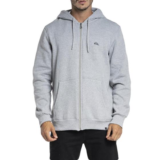 Imagem de Moletom Quiksilver Aberto Embroidery WT23 Masculino Cinza