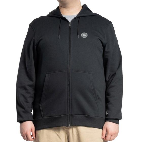 Imagem de Moletom Quiksilver Plus Size Aber Transfer Round Preto