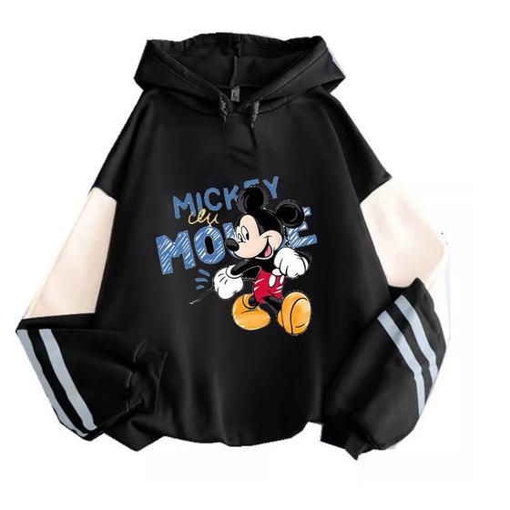 Imagem de Moletom SANMU Color Blocking Design Mickey Mouse