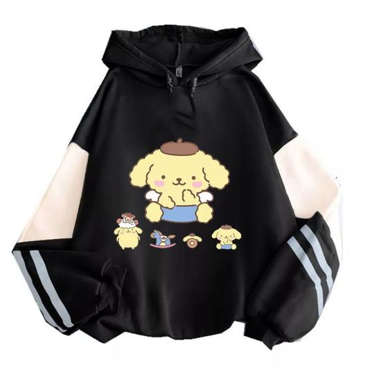 Imagem de Moletom SANMU Pom Pom Purin - Design Color Block