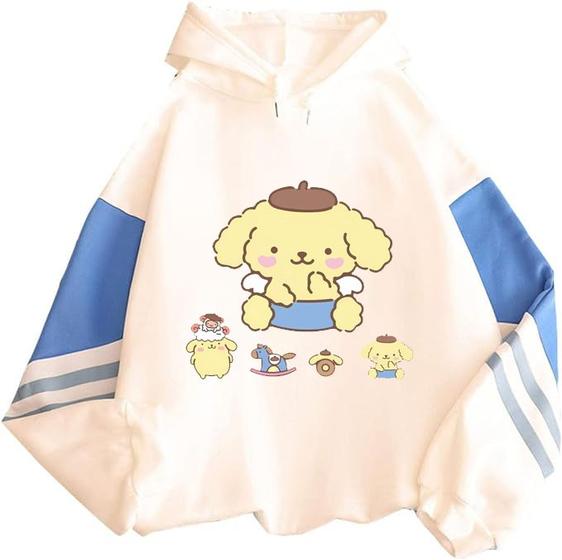 Imagem de Moletom SANMU Pom Pom Purin - Design Color Blocking