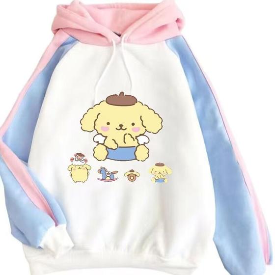 Imagem de Moletom Sanmu Pom Pom Purin - Modelagem Soltinha com Estampa Digital