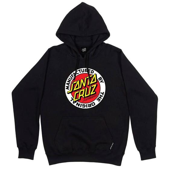 Imagem de Moletom Santa Cruz Canguru MFG Dot Front WT23 Preto