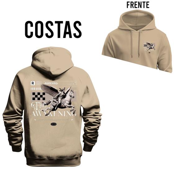 Imagem de Moletom The Herig Canguru Estampado Com Capuz Tecido Macio