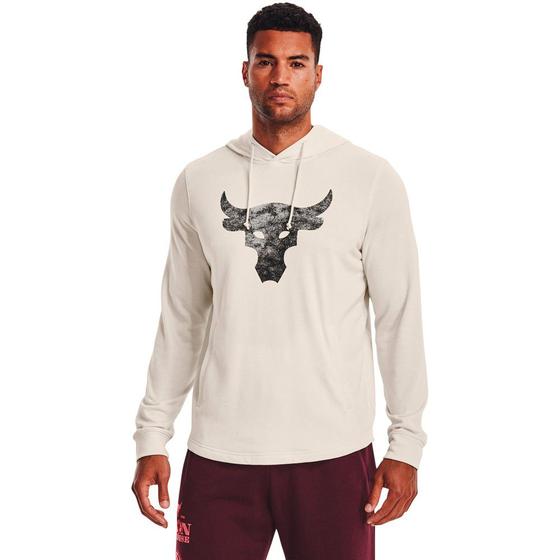 Imagem de Moletom Under Armour Prjct Rock Training Off White Masculino