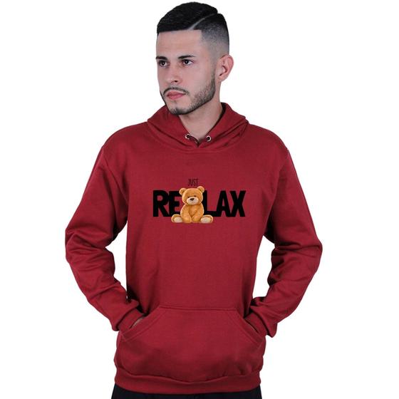 Imagem de Moletom Unissex Canguru Just Relax