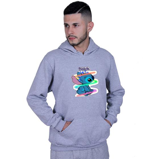 Imagem de Moletom Unissex Canguru Lilo Stitch Custom