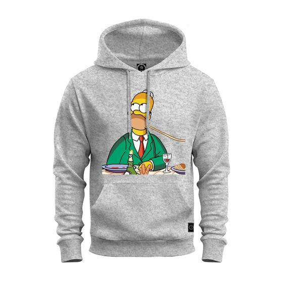 Imagem de Moletom Unissex Premium Algodão Personalizado Homer