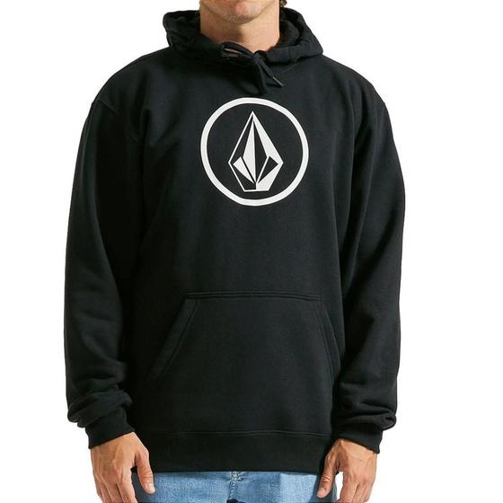 Imagem de Moletom Volcom Canguru Volstoned WT23 Masculino Preto