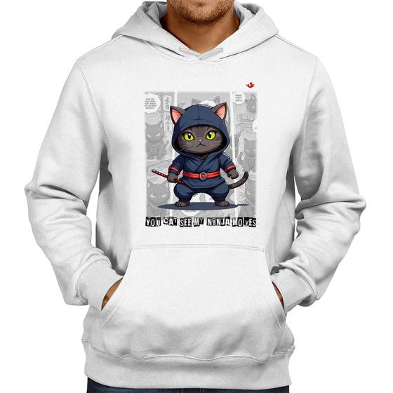 Imagem de Moletom You cat see my ninja moves - Foca na Moda