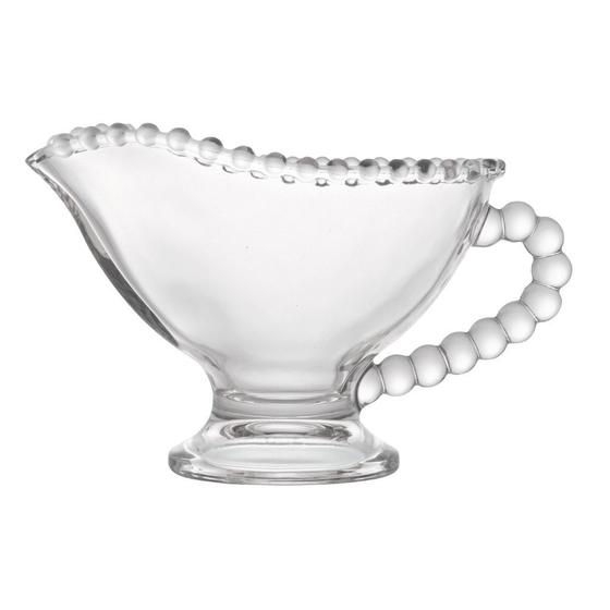 Imagem de Molheira De Cristal Com Bolinhas Na Borda Pearl 140ml Para Servir Molhos