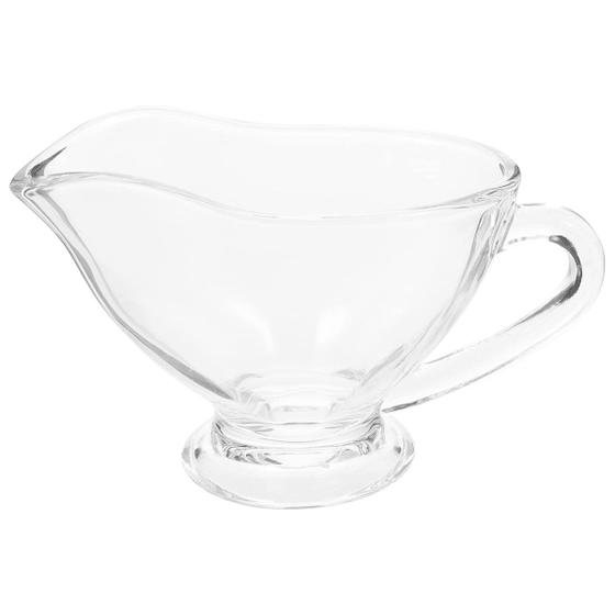 Imagem de Molheira de Vidro Transparente com Alça de Servir 170ml