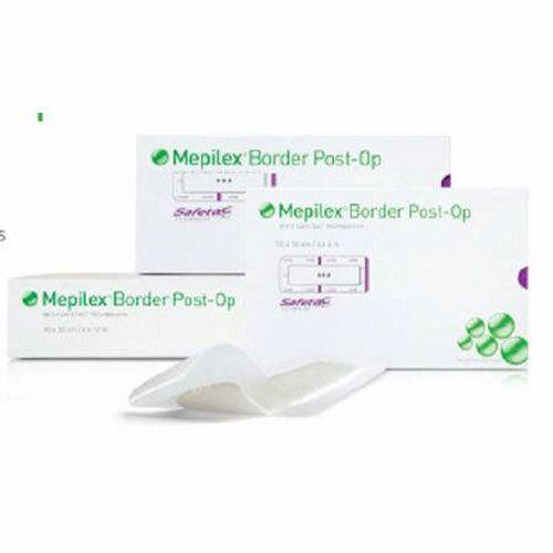 Imagem de Molho de Espuma Mepilex Borda Pós-Operatório 4x10cm - Estéril - 5 Unidades
