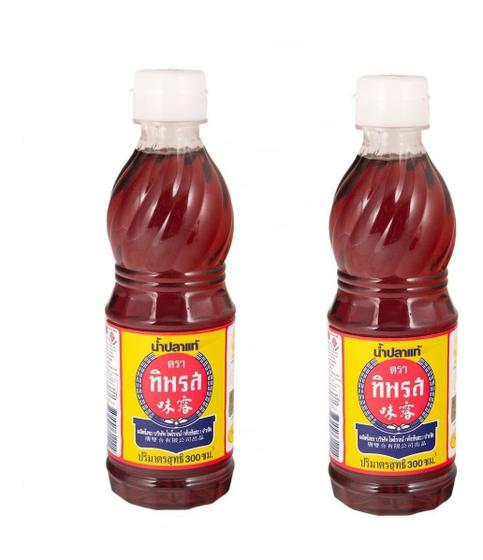 Imagem de Molho De Peixe Tailandesa Nampla Tiparos 300ml - (Kit com 2)