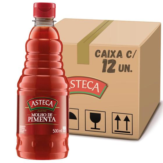 Imagem de Molho de pimenta asteca caixa com 12 un de 500 ml