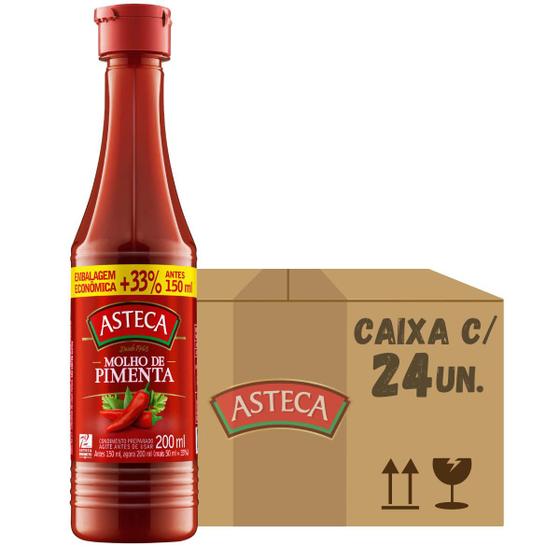 Imagem de Molho de pimenta asteca caixa com 24 un de 200ml