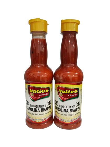 Imagem de Molho de pimenta carolina reaper kit com 2x de 150ml