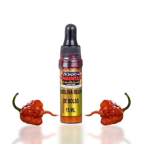 Imagem de Molho De Pimenta Carolina Reaper Original Sem Glúten 15 Ml