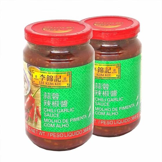 Imagem de Molho De Pimenta E Alho Chili Garlic 368gr (kit Com 2) -Lkk